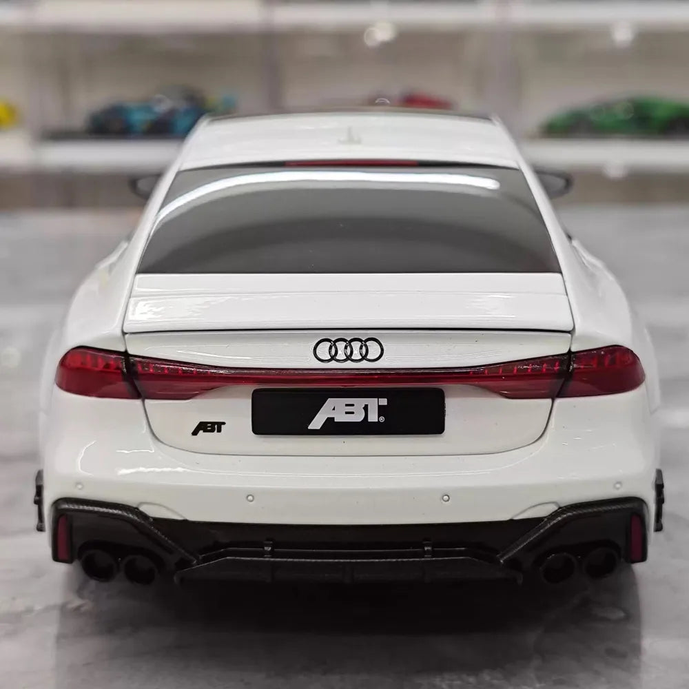 [KengFai] 1:18 Audi 2021 RS7 Sportback ABT blanc voiture miniature Die-Cast