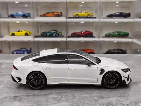 [KengFai] 1:18 Audi 2021 RS7 Sportback ABT White Model Car Die-Cast