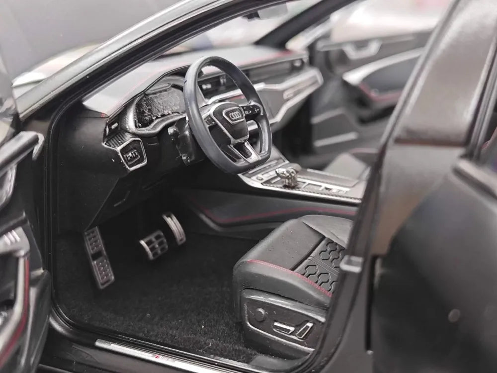[KengFai] 1:18 Audi 2021 RS7 Sportback ABT Black Model Car Die-Cast