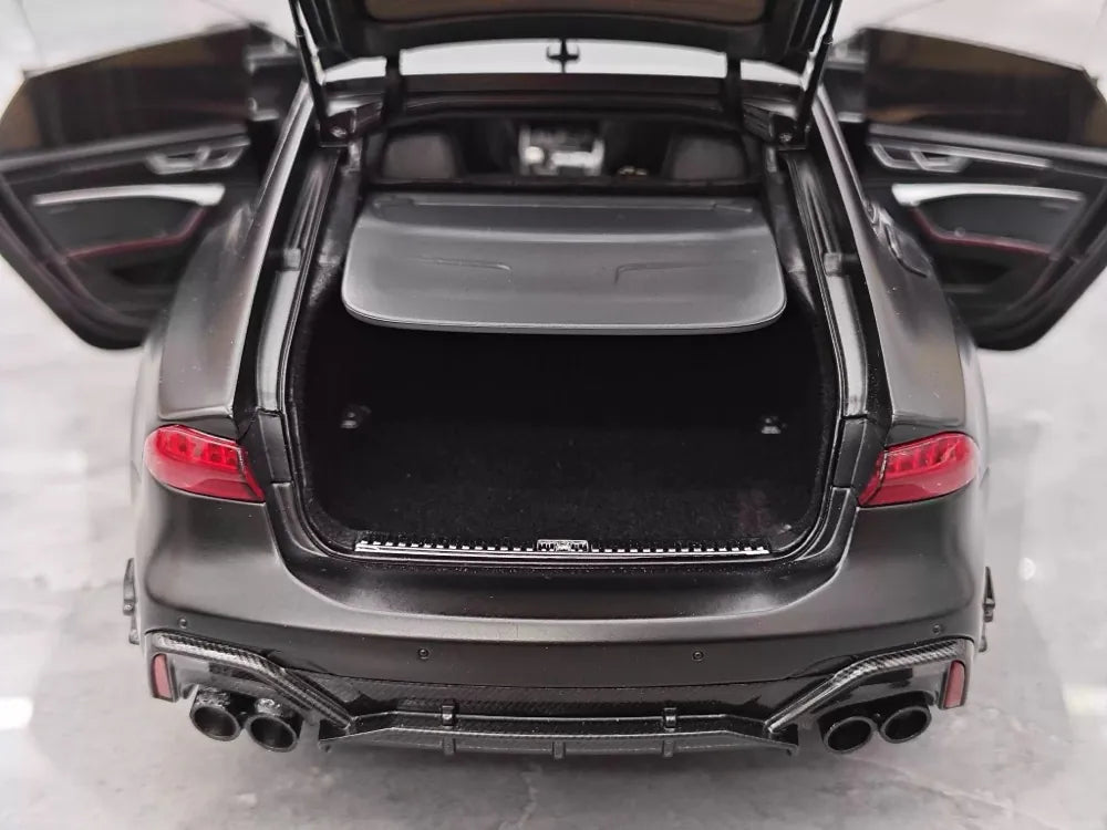 [KengFai] 1:18 Audi 2021 RS7 Sportback ABT Black Model Car Die-Cast