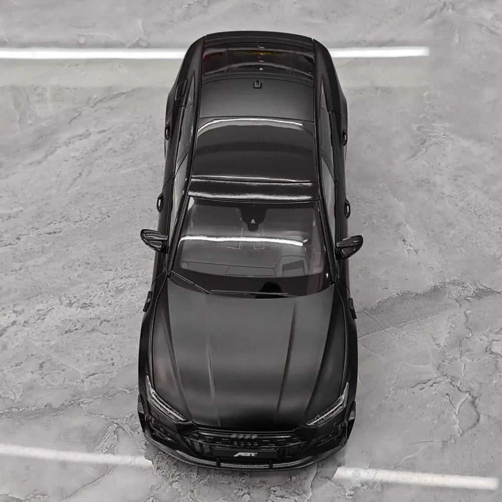 [KengFai] 1:18 Audi 2021 RS7 Sportback ABT Black Model Car Die-Cast