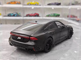 [KengFai] 1:18 Audi 2021 RS7 Sportback ABT Black Model Car Die-Cast