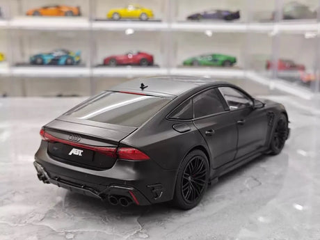 [KengFai] 1:18 Audi 2021 RS7 Sportback ABT Black Model Car Die-Cast