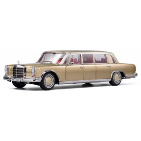 [KengFai] 1:18 Mercedes-Benz 1963 600 Pullman W100 LWB Gold Model Car Die-Cast