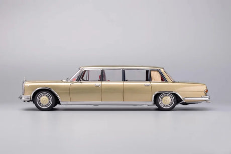 [KengFai] 1:18 Mercedes-Benz 1963 600 Pullman W100 LWB Gold Model Car Die-Cast
