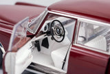 [KengFai] 1:18 Mercedes-Benz 1963 600 Pullman W100 LWB punainen pienoismalli Die-Cast