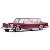 [KengFai] 1:18 Mercedes-Benz 1963 600 Pullman W100 LWB punainen pienoismalli Die-Cast