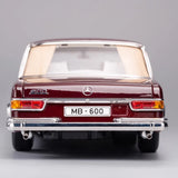 [KengFai] 1:18 Mercedes-Benz 1963 600 Pullman W100 LWB punainen pienoismalli Die-Cast