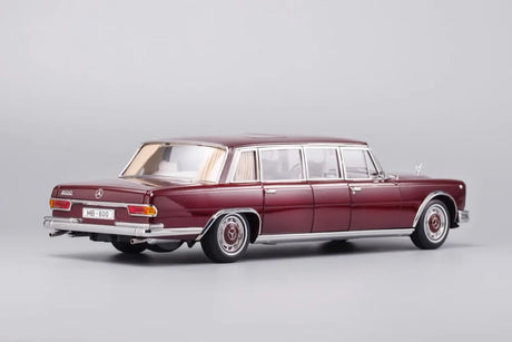 [KengFai] 1:18 Mercedes-Benz 1963 600 Pullman W100 LWB Red Model Car Die-Cast