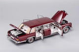 [KengFai] 1:18 Mercedes-Benz 1963 600 Pullman W100 LWB punainen pienoismalli Die-Cast