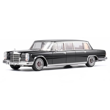 [KengFai] 1:18 Mercedes-Benz 1963 600 Pullman W100 LWB Black Model Car Die-Cast