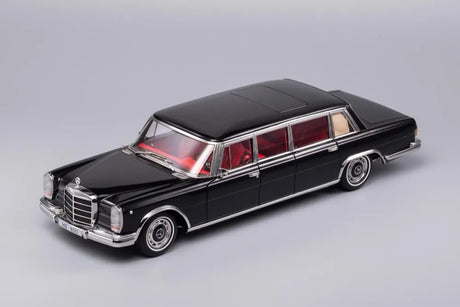 [KengFai] 1:18 Mercedes-Benz 1963 600 Pullman W100 LWB Black Model Car Die-Cast