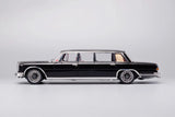 [KengFai] 1:18 Mercedes-Benz 1963 600 Pullman W100 LWB Black Model Car Die-Cast