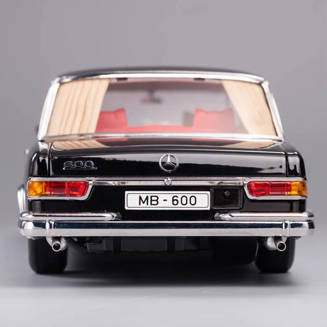 [KengFai] 1:18 Mercedes-Benz 1963 600 Pullman W100 LWB Black Model Car Die-Cast