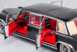 [KengFai] 1:18 Mercedes-Benz 1963 600 Pullman W100 LWB Black Model Car Die-Cast