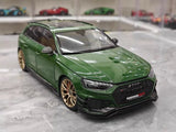 [Kiloworks] 1:18 Audi 2018 RS4 Avant Green Model Car Die-Cast