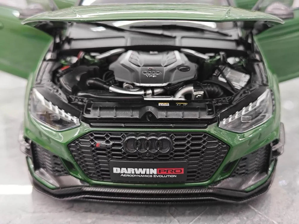[Kiloworks] 1:18 Audi 2018 RS4 Avant Green Model Car Die-Cast
