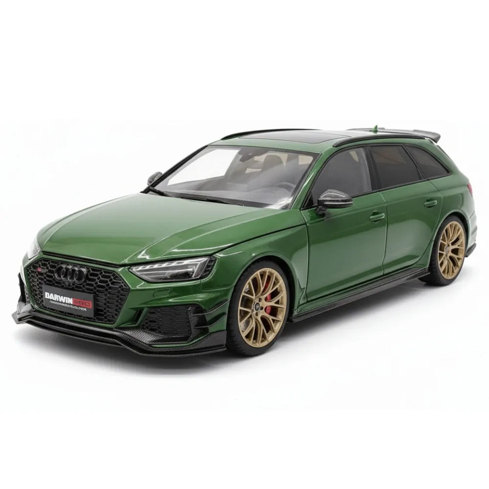 [Kiloworks] 1:18 Audi 2018 RS4 Avant Green Model Car Die-Cast