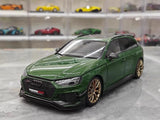 [Kiloworks] 1:18 Audi 2018 RS4 Avant Green Model Car Die-Cast