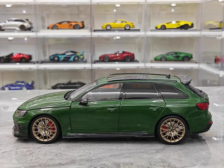 [Kiloworks] 1:18 Audi 2018 RS4 Avant Green Model Car Die-Cast