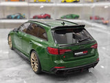 [Kiloworks] 1:18 Audi 2018 RS4 Avant Green Model Car Die-Cast