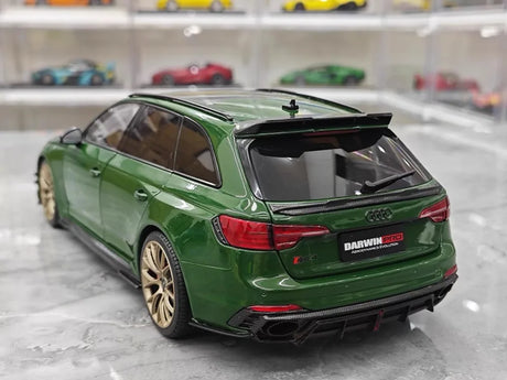 [Kiloworks] 1:18 Audi 2018 RS4 Avant Green Model Car Die-Cast