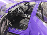 [Kiloworks] 1:18 Audi 2018 RS4 Avant viola modellino di auto Die-Cast