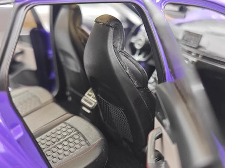 [Kiloworks] 1:18 Audi 2018 RS4 Avant Purple Model Car Die-Cast