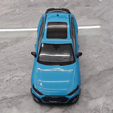 [Kiloworks] 1:18 Audi 2018 RS4 Avant sininen pienoismalli Die-Cast