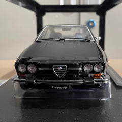 [KK Scala] 1:18 Alfa Romeo 1979 Alfetta GTV Turbodelta nero modellino di auto Die-Cast