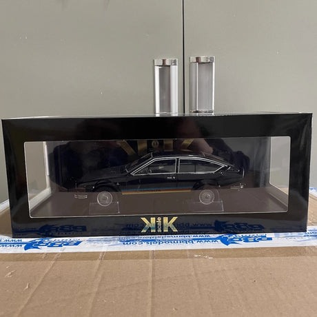 [KK Scale] 1:18 Alfa Romeo 1979 Alfetta GTV Turbodelta Black Model Car Die-Cast