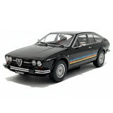 [KK Scale] 1:18 Alfa Romeo 1979 Alfetta GTV Turbodelta Black Model Car Die-Cast