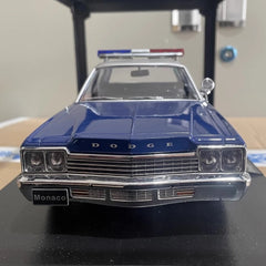 [KK échelle] 1:18 Dodge 1974 Monaco Nevada Highway Patrol voiture miniature Die-Cast