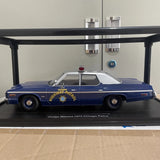 [KK Scale] 1:18 Dodge 1974 Monaco Nevada Highway Patrol Model Car Die-Cast