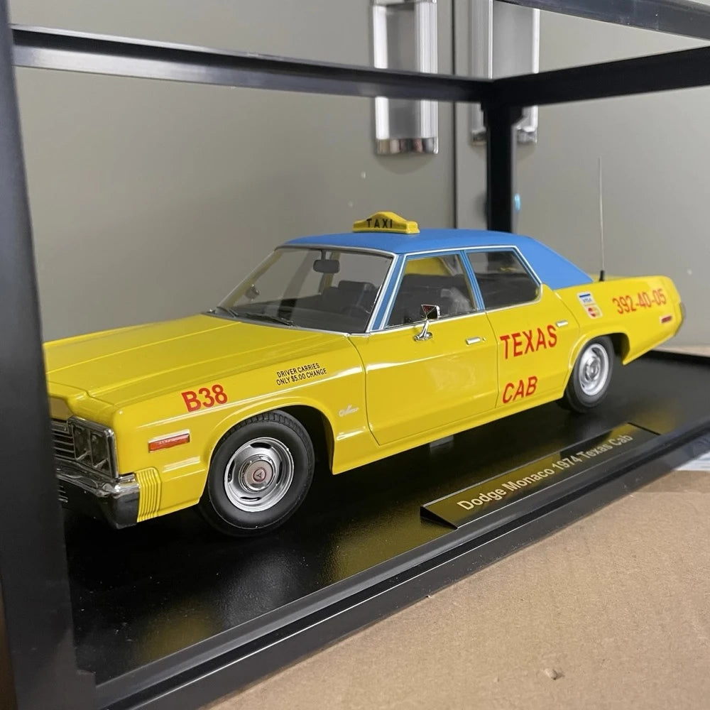 [KK Scale] 1:18 Dodge 1974 Monaco Texas Cab Model Car Die-Cast
