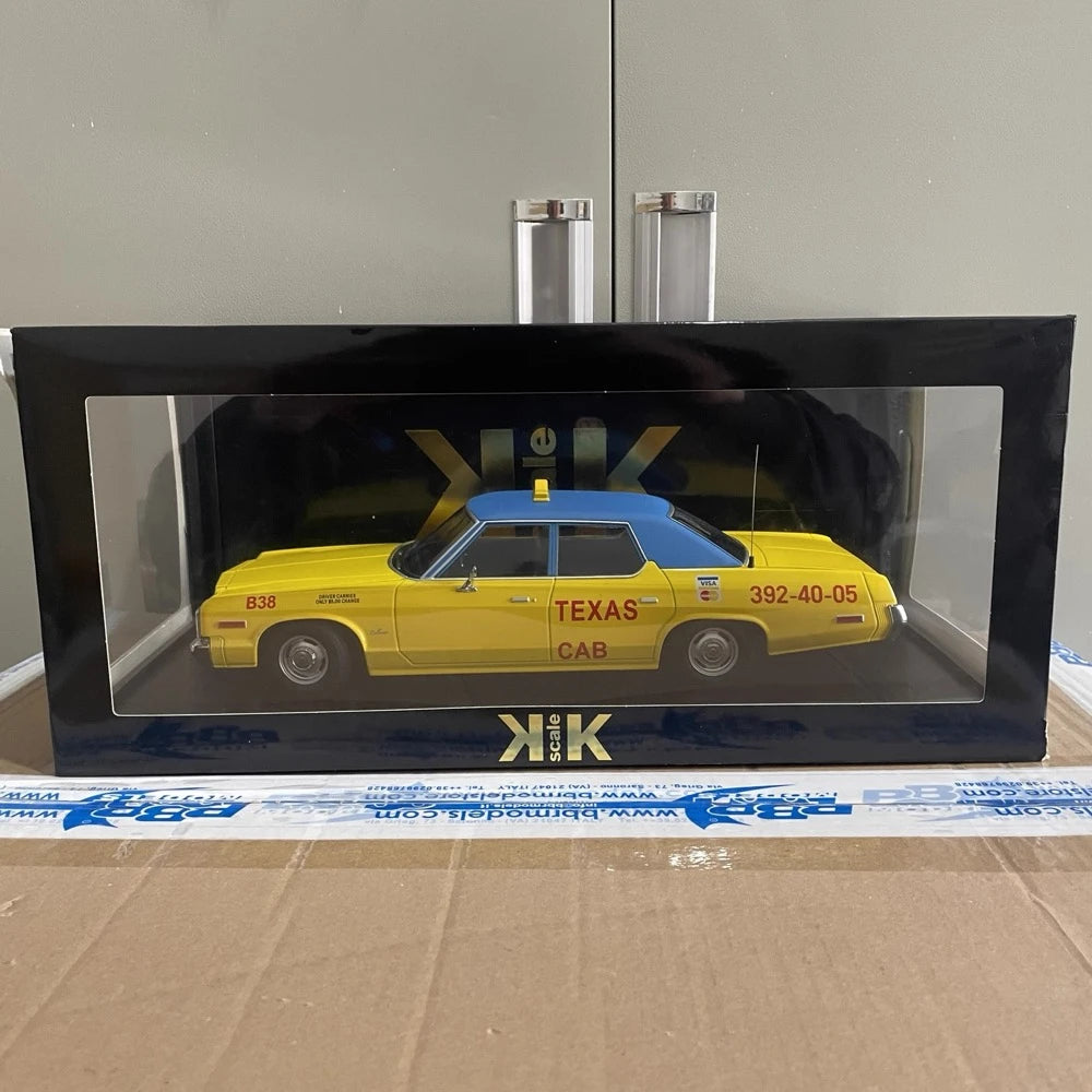 [KK Mittakaava] 1:18 Dodge 1974 Monaco Texas Cab pienoismalli Die-Cast