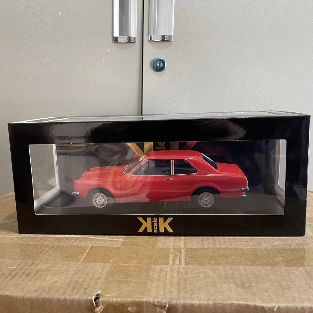 [KK Scale] 1:18 Ford 1971 Taunus GT Coupe Red Model Car Die-Cast