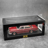 [KK Scala] 1:18 Mercedes-Benz 1967 300SEL 6.3 W109 rosso modellino di auto Die-Cast