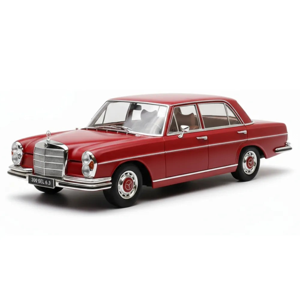 [KK échelle] 1:18 Mercedes-Benz 1967 300SEL 6.3 W109 rouge voiture miniature Die-Cast