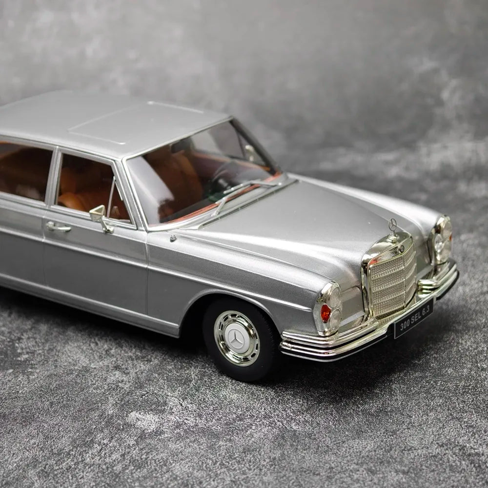 [KK échelle] 1:18 Mercedes-Benz 1967 300SEL 6.3 W109 argent voiture miniature Die-Cast