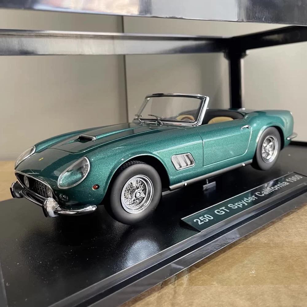 [KK Scale] 1:18 Ferrari 1960 250 GT Spyder California Green Model Car Die-Cast