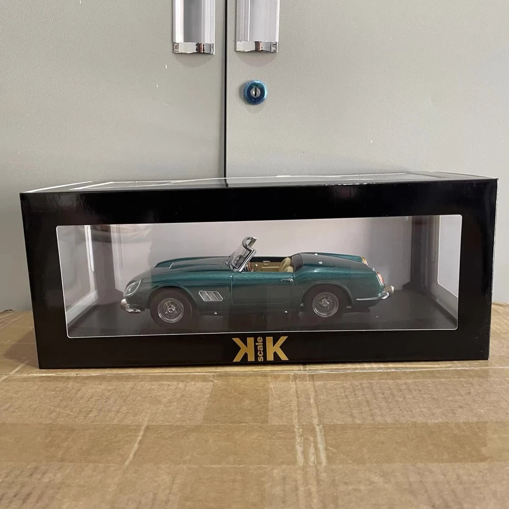 [KK Scale] 1:18 Ferrari 1960 250 GT Spyder California Green Model Car Die-Cast
