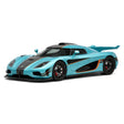 Koenigsegg 2014 One1 ブルー 1:24 – ダイキャスト展示モデルダイキャスト