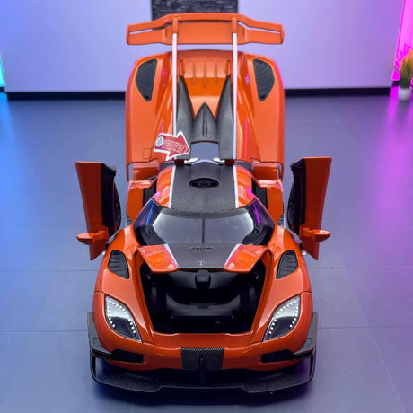 Koenigsegg 2014 One1 oranje 1:24 – diecast displaymodel