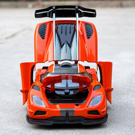 Koenigsegg 2014 One1 Orange 1:32 – Gjuten displaymodell gjutet