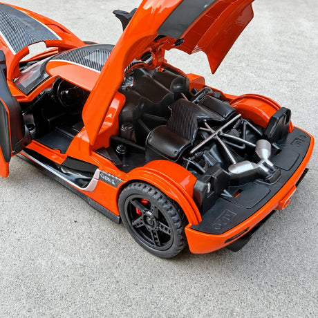 Koenigsegg 2014 One1 Orange 1:32 – Gjuten displaymodell gjutet