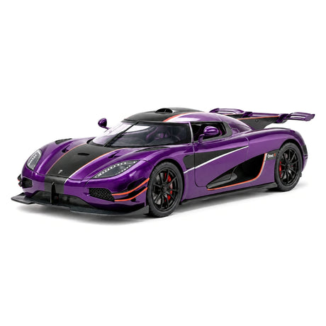 Koenigsegg 2014 One1 paars 1:24 – diecast displaymodel