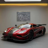 Koenigsegg 2014 One1 rood 1:24 – diecast displaymodel