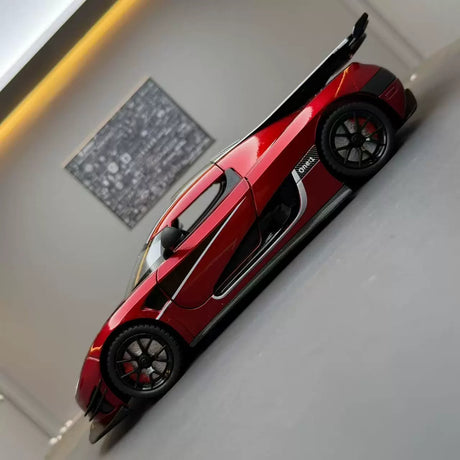 Koenigsegg 2014 One1 rood 1:24 – diecast displaymodel