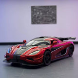 Koenigsegg 2014 One1 röd 1:32 – pressgjuten visningsmodell